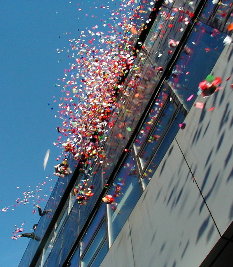 confetti from the sky