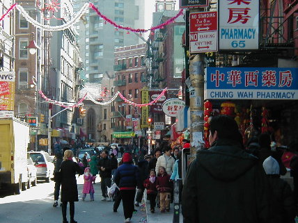 China Town in Manhattan