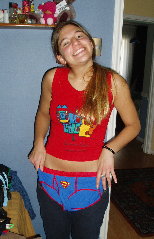One pair of the  remarkable number of underpants she acquired in NJ